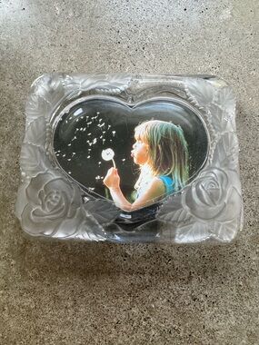 Crystal photo frame
